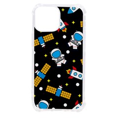 Seamless-adventure-space-vector-pattern-background Iphone 13 Mini Tpu Uv Print Case by Wav3s