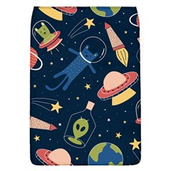 Seamless-pattern-with-funny-aliens-cat-galaxy Removable Flap Cover (l) by Wav3s