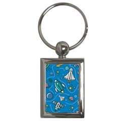 About-space-seamless-pattern Key Chain (rectangle)