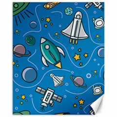 About-space-seamless-pattern Canvas 11  X 14 