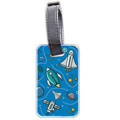 About-space-seamless-pattern Luggage Tag (two Sides)