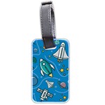 About-space-seamless-pattern Luggage Tag (two sides) Back