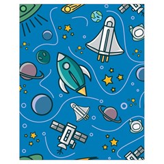 About-space-seamless-pattern Drawstring Bag (small)