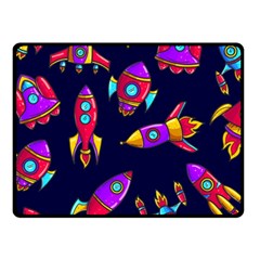 Space-patterns Fleece Blanket (small) by Wav3s