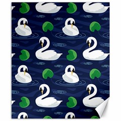 Swan-pattern-elegant-design Canvas 8  X 10 