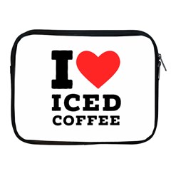 I Love Iced Coffee Apple Ipad 2/3/4 Zipper Cases by ilovewhateva