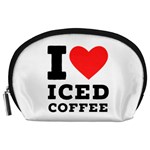 I love iced coffee Accessory Pouch (Large) Front