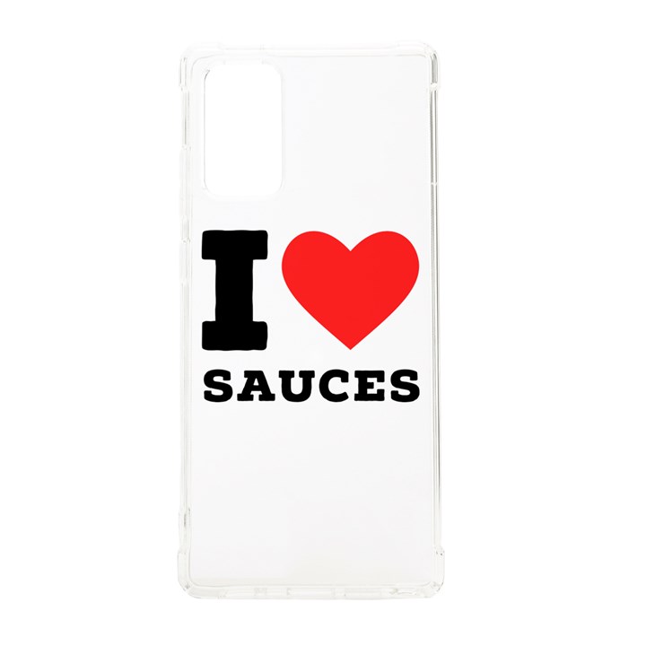 I love sauces Samsung Galaxy Note 20 TPU UV Case