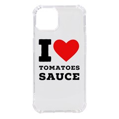 I Love Tomatoes Sauce Iphone 14 Tpu Uv Print Case by ilovewhateva