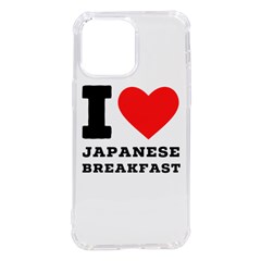 I Love Japanese Breakfast  Iphone 14 Pro Max Tpu Uv Print Case by ilovewhateva