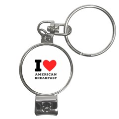 I Love American Breakfast Nail Clippers Key Chain by ilovewhateva