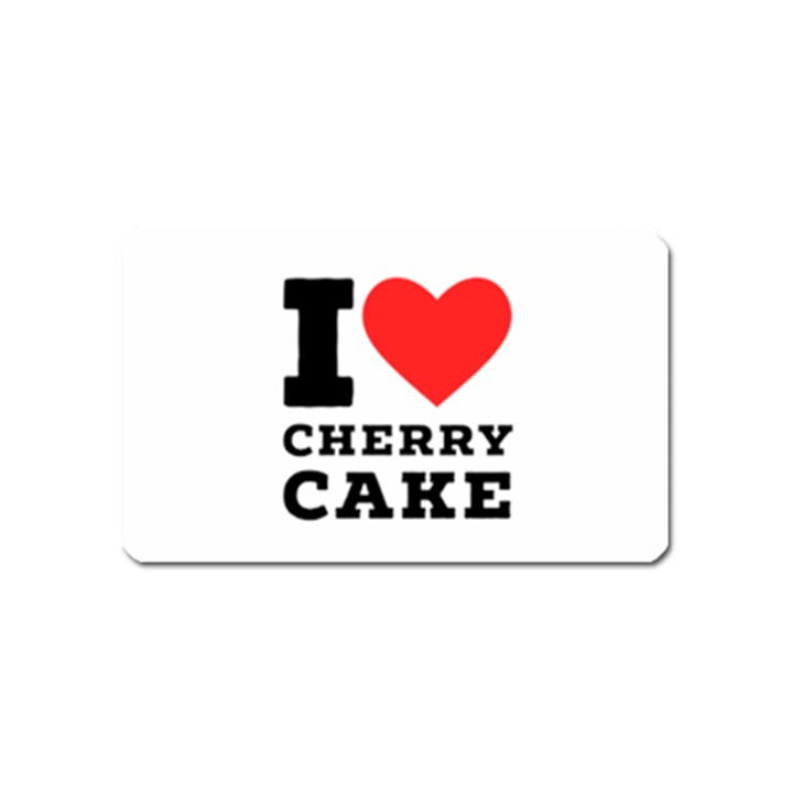 I love cherry cake Magnet (Name Card)