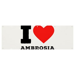 I Love Ambrosia Banner And Sign 12  X 4  by ilovewhateva