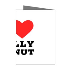 I Love Jelly Donut Mini Greeting Cards (pkg Of 8) by ilovewhateva