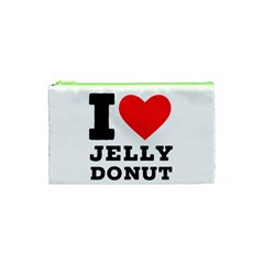 I Love Jelly Donut Cosmetic Bag (xs) by ilovewhateva