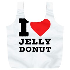 I Love Jelly Donut Full Print Recycle Bag (xxl) by ilovewhateva