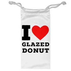 I Love Glazed Donut Jewelry Bag by ilovewhateva