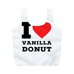 I Love Vanilla Donut Full Print Recycle Bag (m) by ilovewhateva