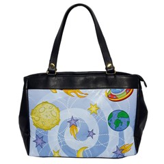 Science Fiction Outer Space Oversize Office Handbag by Ndabl3x
