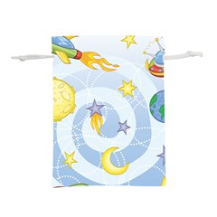 Science Fiction Outer Space Lightweight Drawstring Pouch (m)