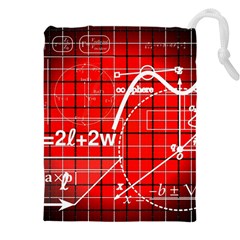 Geometry Mathematics Cube Drawstring Pouch (4xl) by Ndabl3x