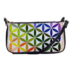 Mandala Rainbow Colorful Shoulder Clutch Bag by Ndabl3x
