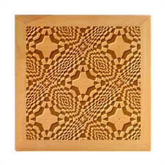 Tile Repeating Pattern Texture Wood Photo Frame Cube by Ndabl3x