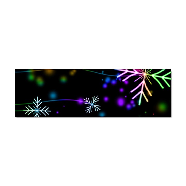 Snowflakes Snow Winter Christmas Sticker Bumper (100 pack)