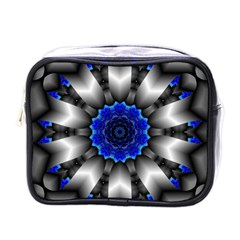 Kaleidoscope Abstract Round Mini Toiletries Bag (one Side)