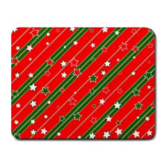Christmas Paper Star Texture Small Mousepad
