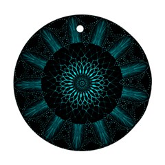 Ornament District Turquoise Ornament (round) by Ndabl3x