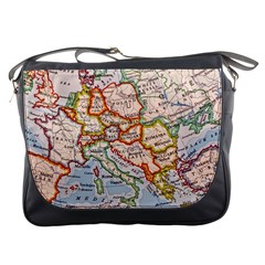 Map Europe Globe Countries States Messenger Bag by Ndabl3x