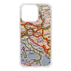 Map Europe Globe Countries States Iphone 13 Pro Tpu Uv Print Case by Ndabl3x