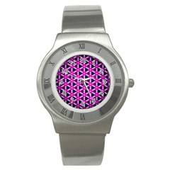 Digital Art Artwork Abstract Stainless Steel Watch by Ndabl3x