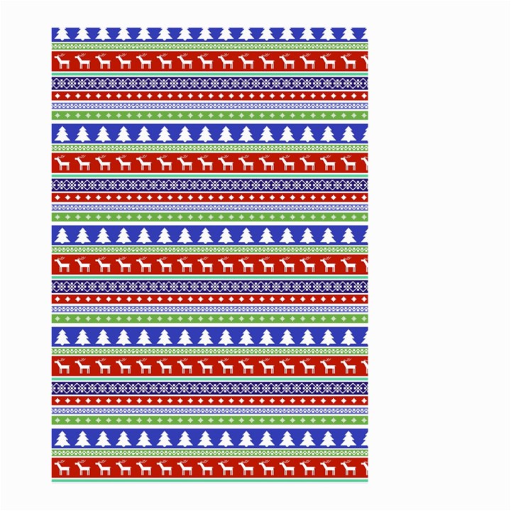 Christmas Color Stripes Pattern Small Garden Flag (Two Sides)