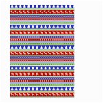 Christmas Color Stripes Pattern Small Garden Flag (Two Sides) Back