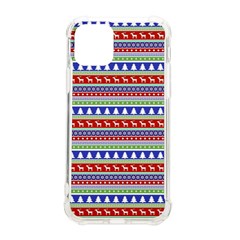 Christmas Color Stripes Pattern Iphone 11 Pro 5 8 Inch Tpu Uv Print Case