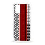 Background Damask Red Black Samsung Galaxy S20 6.2 Inch TPU UV Case Front