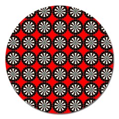 Dart Board Target Game Magnet 5  (round) by Ndabl3x