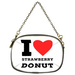 I Love Strawberry Donut Chain Purse (two Sides) by ilovewhateva