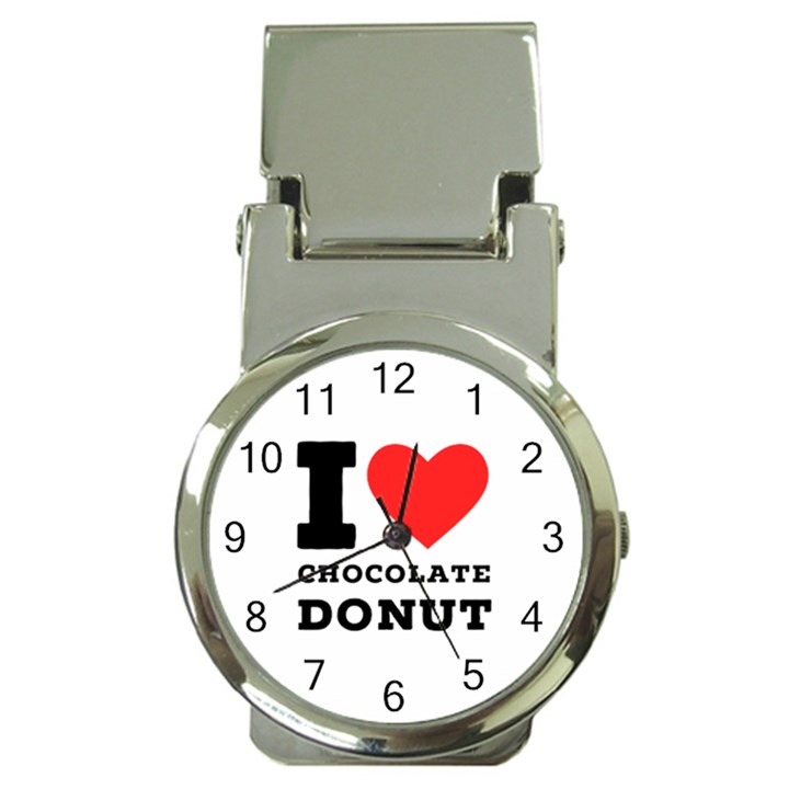 I love chocolate donut Money Clip Watches