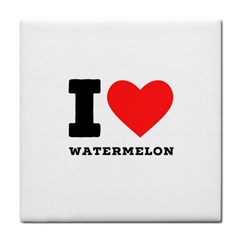 I Love Watermelon  Face Towel by ilovewhateva