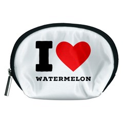 I Love Watermelon  Accessory Pouch (medium) by ilovewhateva