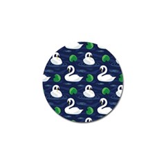 Swan Pattern Elegant Design Golf Ball Marker (10 Pack)