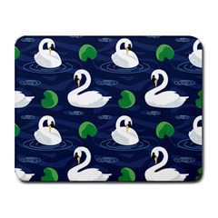 Swan Pattern Elegant Design Small Mousepad by Vaneshart