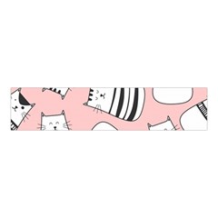 Cute Cats Cartoon Seamless-pattern Velvet Scrunchie by Vaneshart