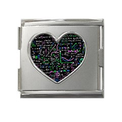 Math-linear-mathematics-education-circle-background Mega Link Heart Italian Charm (18mm)