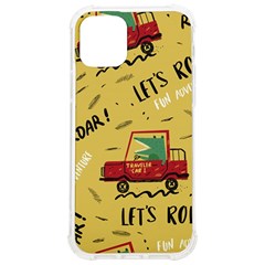 Childish-seamless-pattern-with-dino-driver Iphone 12/12 Pro Tpu Uv Print Case