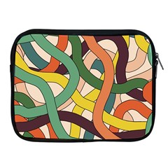 Snake Stripes Intertwined Abstract Apple Ipad 2/3/4 Zipper Cases by Vaneshop