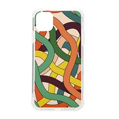 Snake Stripes Intertwined Abstract Iphone 11 Tpu Uv Print Case by Vaneshop